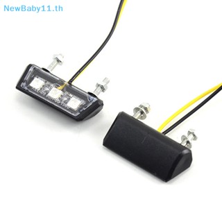 Onebaby ไฟเบรก LED 12V กันน้ํา สําหรับติดป้ายทะเบียนรถจักรยานยนต์ 1 ชิ้น