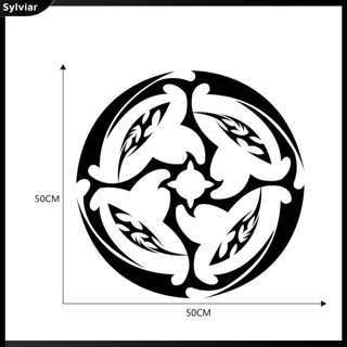 [sylviar] สติกเกอร์ ลายเปลวไฟ กันน้ํา สําหรับติดตกแต่งรถยนต์ D-1066