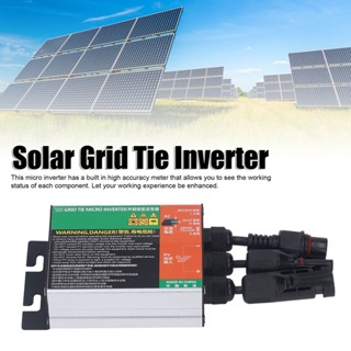 Player kingdom MPPT Solar Grid Tie Inverter Pure Sine Waving อลูมิเนียมอัลลอยด์ Micro AC120V