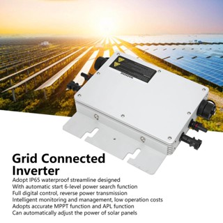 Sportswear Shop  Grid Connected Inverter ระบบผลิตไฟฟ้าจากพลังงานแสงอาทิตย์ กันน้ำ สีเงิน WVC‑600W