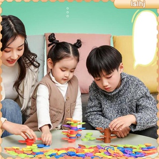 [Lslhj] ของเล่นตัวต่อ เกมสมดุล มอเตอร์วิจิตร Montessori สําหรับเด็กผู้ชาย และผู้หญิง