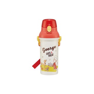 Skater Water Bottle 480ml Osaru no George 23 Childrens Boys Antibacterial Plastic Made in Japan PSB5SANAG-A