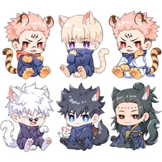 หมอนตุ๊กตา ผ้าฝ้าย รูปอนิเมะ Jujutsu Kaisen Gojou Gojo Satoru Itadori Yuji Ryoumen Sukuna ของเล่นสําหรับเด็ก