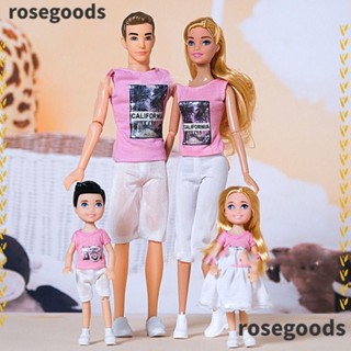 Rosegoods1 ชุดเสื้อผ้าลําลอง 30 ซม. สําหรับตุ๊กตาครอบครัว ผู้ชาย และผู้หญิง 2023