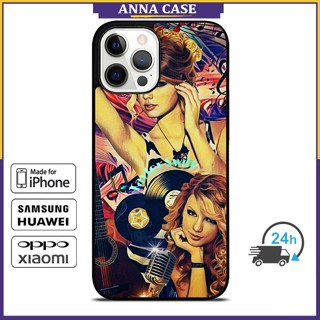 เคสโทรศัพท์มือถือ ลายนักร้อง Taylor Swift สําหรับ iPhone 14 Pro Max 13 Pro Max Samsung Galaxy Note10+ S21Ultra