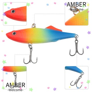 Amber เหยื่อตกปลา รูปกุ้ง ปลาหมึก เรืองแสง