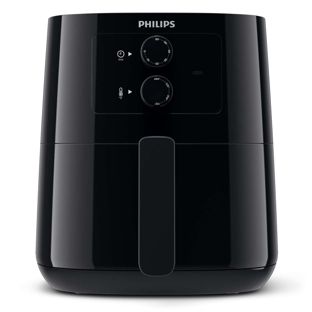 Philips Essential Compact Airfryer, 0.8 kg, 12 functions, 4.1L, up to 90% less fat, black (HD9200/91