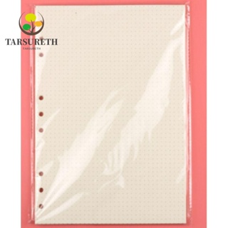 Tarsureth แผ่นกระดาษเติม ขนาด A5 6 รู 100 แผ่น สําหรับสํานักงาน 100 แผ่น