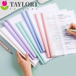 Taylor1 10 ชิ้น / เซต|แฟ้มเอกสาร ขนาด A4 กันน้ํา อเนกประสงค์