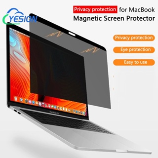 ตัวป้องกันหน้าจอแล็ปท็อปแม่เหล็ก Privacy Filter Screen สําหรับ MacBook Pro 13 A1706 Air 13 A2179 A2337 Air M2 13.6 2022 pro 14.2 A2442 A2779 Privacy Film