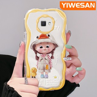 เคสโทรศัพท์มือถือแบบนิ่ม ใส ลายการ์ตูนเป็ดน้อยน่ารัก สีสันสดใส สําหรับ Samsung J7 Prime J7 Prime 2 J2 Prime