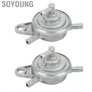 Soyoung Vacuum Fuel Pump Petcock  Valve Practical 2pcs Replacement for GY6 150cc 200cc 250cc Scooter Go Karts