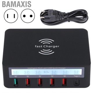 Bamaxis High Speed 6‑Port USB Charging Station Dock Fast Smart Power  For Phone