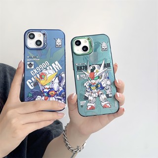 เคสแข็ง เคสไอโฟน iPhone 14 Pro Max iPhone 13 Pro Max iPhone 12 Pro Max iPhone 11 Cute Cartoon RX78 กันดั้ม Gundam Electroplating Design Protective Hard Case