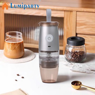 Lumiparty เครื่องบดกาแฟไฟฟ้า แบบพกพา พร้อมเครื่องบดเมล็ดกาแฟอัตโนมัติ 5 แบบ ชาร์จ Usb