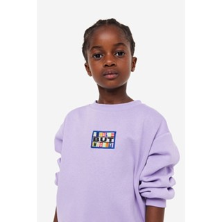 H&amp;M  Girl Sweatshirt with embroidery-detail  1195476_1