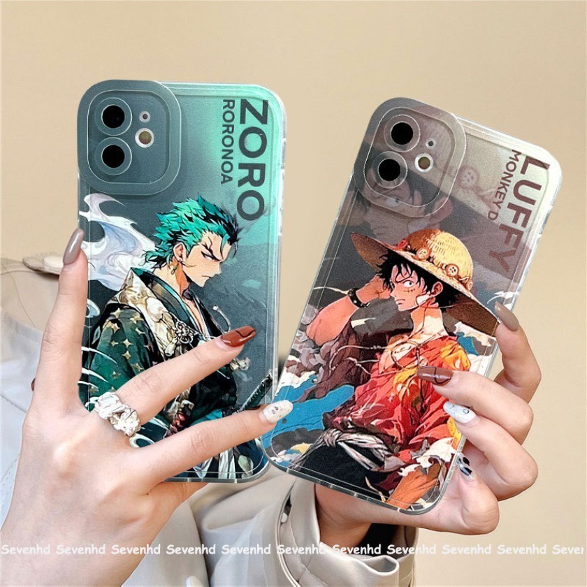 เคสป้องกันโทรศัพท์มือถือ ลายการ์ตูนวันพีช สําหรับ iPhone 15 14 13 12 11 Pro Max SE2020 X XR Xs Max 7 8 6 6s Plus