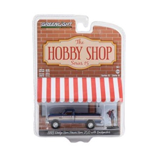 Greenlight 1/64 The Hobby Shop Series 15 - 1993 Dodge Ram Power Ram 250 with Backpacker 97150-D