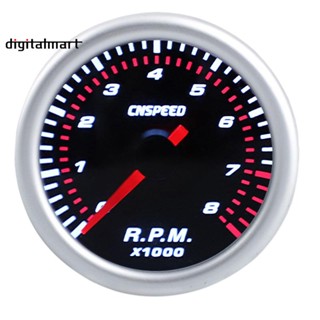 Cnspeed เครื่องวัดรอบเครื่องยนต์รถยนต์ 2 นิ้ว 52 มม. 0-8000 RPM 12V RPM