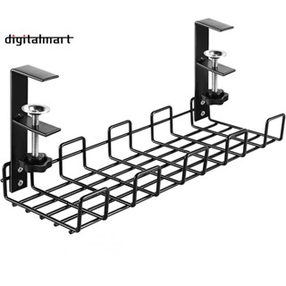ถาดเก็บสายเคเบิ้ล ใต้โต๊ะ ไม่ต้องเจาะ