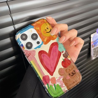 Yiki|เคสโทรศัพท์มือถือ TPU แบบนิ่ม ลายกราฟฟิตี้หมี สําหรับ OPPO Find X6 Pro X6 X5 Pro X5 Lite X5 X3 Pro X3 F21S F21 Pro F19 F17 Pro F12 F11 Pro F11 F9 Pro