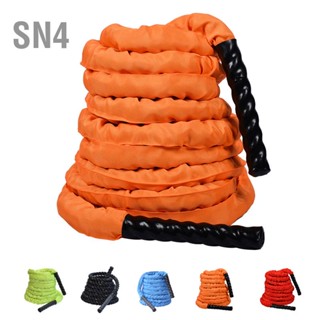 SN4 38mm Battle Exercise Ropes Training Workout Rope สำหรับอุปกรณ์ออกกำลังกายในโรงยิมที่บ้าน