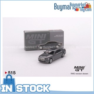 [Authentic] Mini GT #515 1:64 BMW 750LI XDRIVE BERNINA GREY EMBER EFFECT LHD