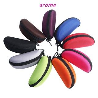 Aroma กล่องเก็บแว่นตา EVA พร้อมตะขอ มีซิป แฟชั่น