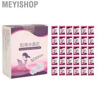 Meyishop Vaginal Cleaning   PH Balance Safe Feminine Portable Baking Soda 30pcs for Daily Life