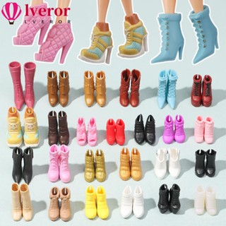 Lveror รองเท้าบูท ความยาวถึงเข่า 2.2 ซม. สีสันสดใส สําหรับผู้หญิง