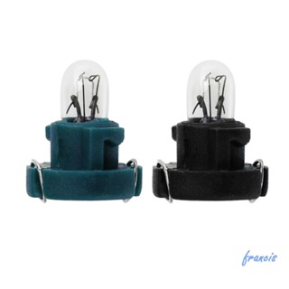 หลอดไฟแดชบอร์ด T3 LED 12V สําหรับรถยนต์ 10 ชิ้น [Francis.th]