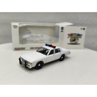 โคมไฟตํารวจ 1: 64 1980 Chevrolet CAPRICE สีเขียว