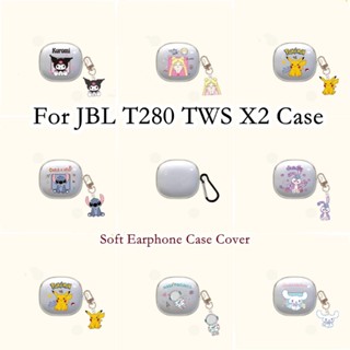 พร้อมส่ง!  เคสหูฟัง แบบนิ่ม ลายการ์ตูน สําหรับ JBL T280 TWS X2 JBL T280 TWS X2