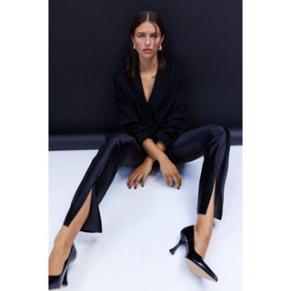 H&amp;M  Woman Flared slit-hem leggings 1101485_1