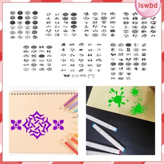 [lswbd] แผ่นแม่แบบฉลุลาย รูปใบหน้า ทนทาน สําหรับตกแต่งงานปาร์ตี้ DIY