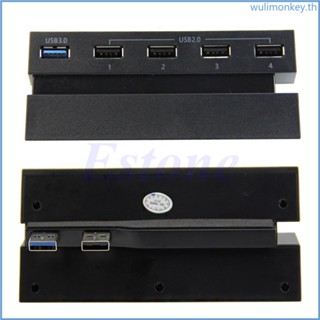 Wu ฮับ USB 5 พอร์ต ความเร็วสูง สําหรับ PS4 USB 3 0 USB2 0