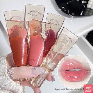 Gegebear Du Run Essence Lip Honey Lip Oil Water Gloss Mirror Lip Glaze Transparent Glass ลิปกลอสให้ความชุ่มชื้น [hotmax]