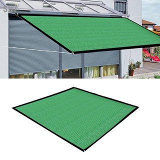 SN7 Square Geen Sun Shade Sail Canopy กันสาดเข้ารหัสหนา Breathable สำหรับลานกลางแจ้ง 2x2m 14 Pin