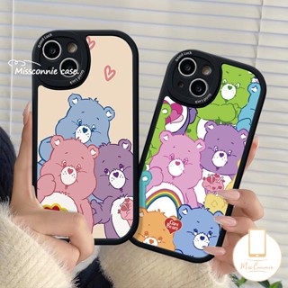 เคสโทรศัพท์มือถือ Tpu นิ่ม กันกระแทก ลายหมีแคร์แบร์น่ารัก สีรุ้ง สําหรับ Infinix Smart 6 5 Hot 11 10T 10 9 10Lite 10s Hot 11 10 11s 9 Play Note 8