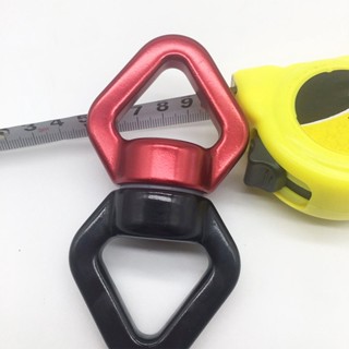 Sports Toy Swing Spinner Rotational Safety Device 360 ​​Degree Hanging Rotator for Hammock Rock Climbing Red Black