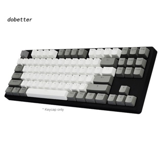 &lt;Dobetter&gt; ปุ่มกดคีย์บอร์ดเมคคานิคอล มีไฟแบ็คไลท์ แฟชั่น 87 ชิ้น ต่อชุด