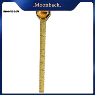 &lt;moonback&gt; ที่คั่นหนังสือโลหะ สีเงิน สไตล์วินเทจ สําหรับอ่านหนังสือ