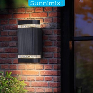 [Sunnimix1] โคมไฟติดผนัง ทรงสี่เหลี่ยมผืนผ้า กันน้ํา สําหรับบ้าน สวน ระเบียง