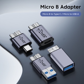 อะแดปเตอร์แปลงข้อมูล USB A/C เป็น Micro B 3.0 10Gbps ความเร็วสูง สําหรับ Macbook Pro Samsung Type C เป็น Micro B