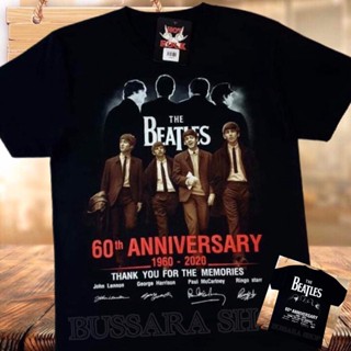 เสื้อยืดแขนสั้นRockYeah &amp; HotRock T Shirt 3D เสื้อวง THE BEATLES สกรีนคมชัดHD (ไซส์ยุโรป) เสื้อยืดดำ เสื้อวินเทจ90 เสื้อ