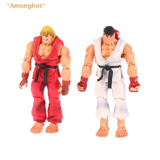 Amonghot&gt; ใหม่ ฟิกเกอร์ PVC รูปการ์ตูนอนิเมะ Hoshi Ryu Ken Masters น่ารัก สําหรับตกแต่งห้อง