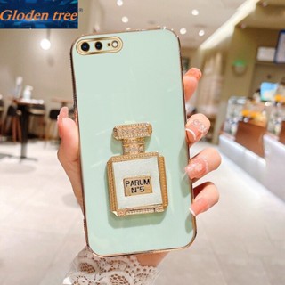 เคสโทรศัพท์มือถือ ลายต้นไม้ Gloden พร้อมขาตั้งกล้อง พับได้ สําหรับ iphone 6 6s 7 8 Plus SE 2020 2022 SE3 SE 3 X Xr Xs Max