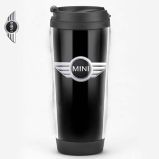 MINI COOPER LOGO Water Cup Car Shop Customized Gift 304 Stainless Steel Double-layer Insulated Bottle COUNTRYMAN JCW CLUBMAN F54 F55 F56 F57 F60 R60 R56 R55 R61 Car Portable Accompanying Thermos Cup