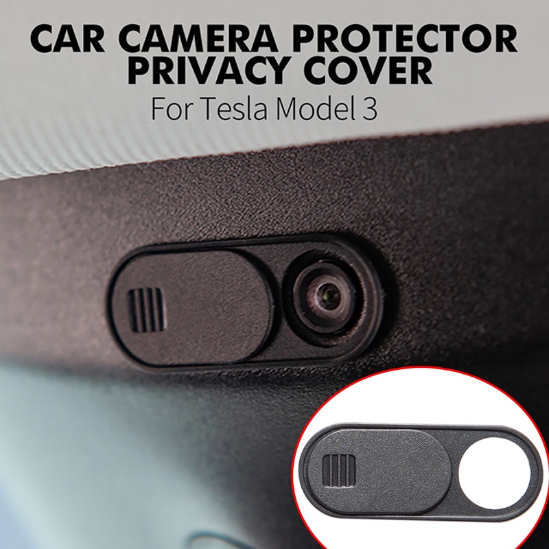 ฝาครอบกล้องเว็บแคม มีกาวในตัว ป้องกันการแอบมอง อุปกรณ์เสริม สําหรับ Tesla Model 3 Y 1 ชิ้น