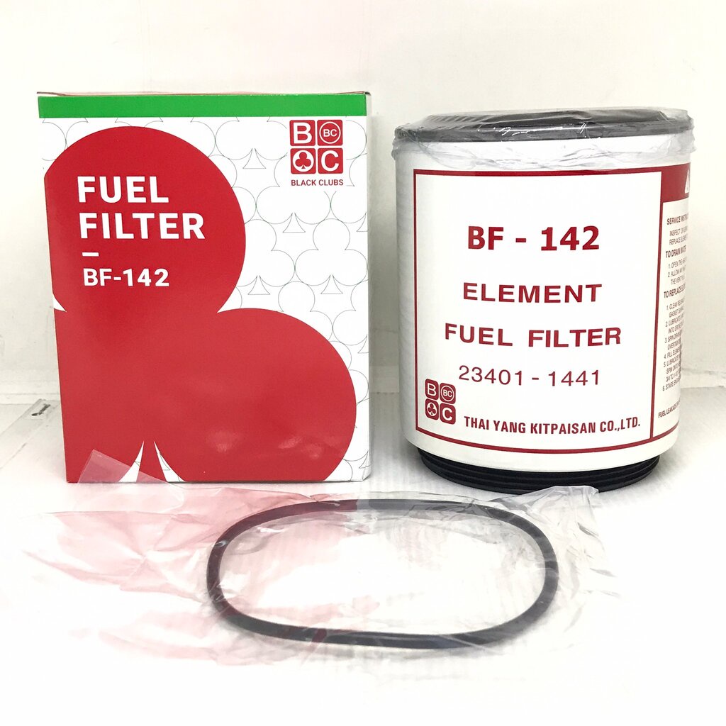 กรองโซล่า / กรองดักน้ำ HINO HI-TECH / JO5C / JO7C / JO8C / 1J / 2J ฮีโน่ สิงห์ไฮเทค ยี่ห้อ BLACK CLU